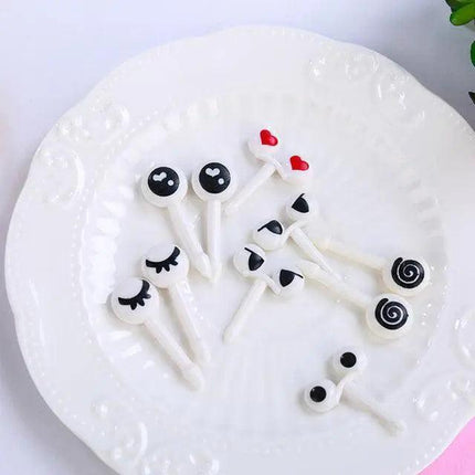 Whimsical Mini Cartoon Snack Cake Picks for Kids