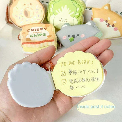 Whimsical Mini Notebook Set with Fun Sticky Tabs & Cute Note Adhesives - Très Elite