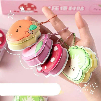 Whimsical Mini Notebook Set with Fun Sticky Tabs & Cute Note Adhesives - Très Elite