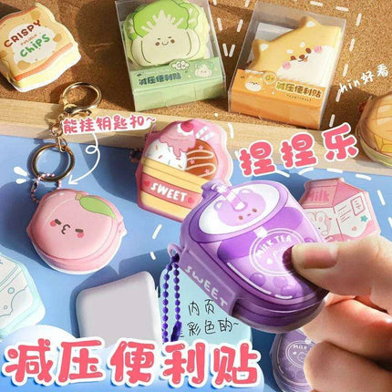 Whimsical Mini Notebook Set with Fun Sticky Tabs & Cute Note Adhesives - Très Elite