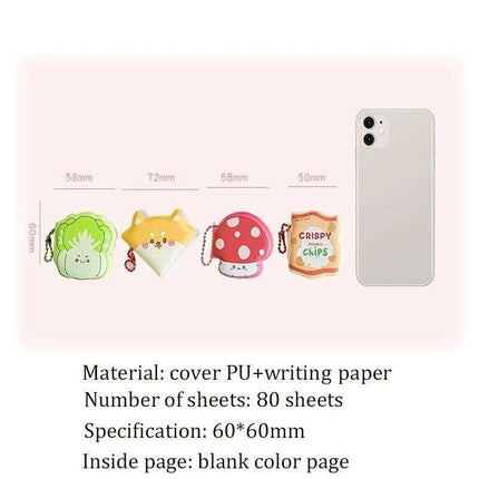 Whimsical Mini Notebook Set with Fun Sticky Tabs & Cute Note Adhesives - Très Elite