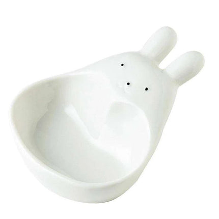 Whimsical Rabbit-Handled Ceramic Dipping Bowl - Enhance Your Culinary Presentation..