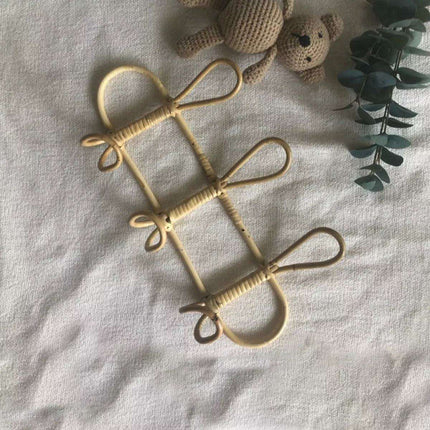Whimsical Rattan Wall Hooks for Playful Kids' Rooms- Très Elite- Très Elite