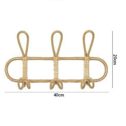 Whimsical Rattan Wall Hooks for Playful Kids' Rooms - Très Elite