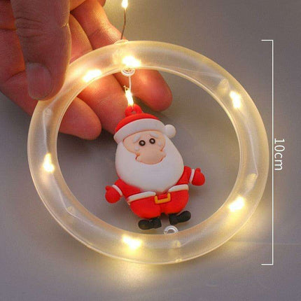 Whimsical Santa Claus LED Curtain Lights for Enchanting Holiday Cheer