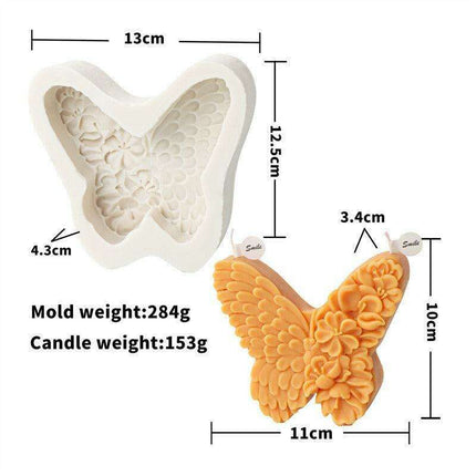 Whimsical Skull and Butterfly Silicone Baking Mold for Halloween Treats - Très Elite