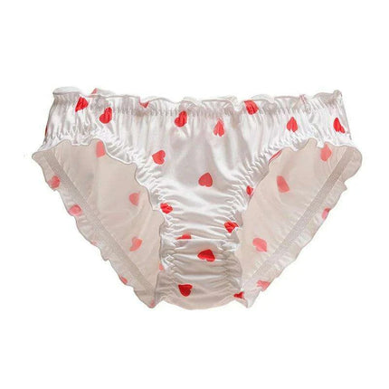 Whimsical Strawberry Ruffle Seamless Women's Underwear for Girls in Japanese Fashion - Très Elite
