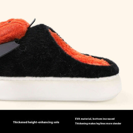 Whimsical Winged Pumpkin Slippers for Cozy Nights - Très Elite