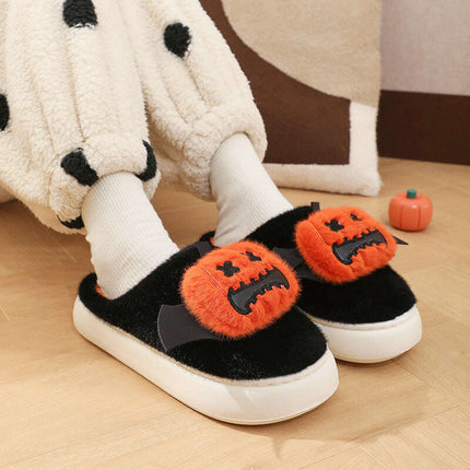 Whimsical Winged Pumpkin Slippers for Cozy Nights - Très Elite