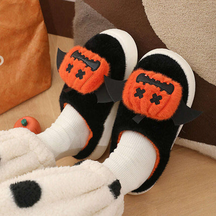 Whimsical Winged Pumpkin Slippers for Cozy Nights - Très Elite