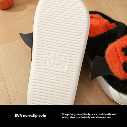 Whimsical Winged Pumpkin Slippers for Cozy Nights - Très Elite