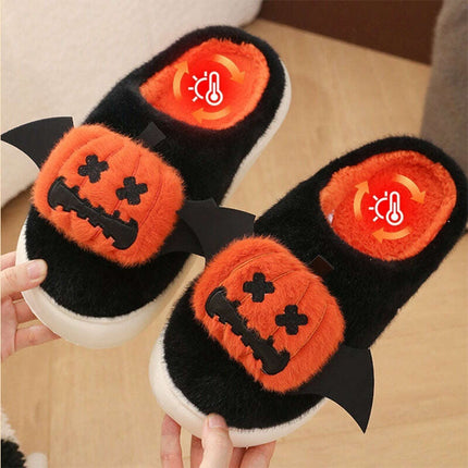 Whimsical Winged Pumpkin Slippers for Cozy Nights - Très Elite