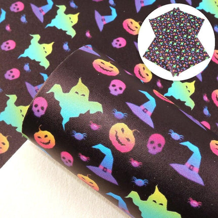 Whimsical Wonders: Deluxe Reindeer Print Faux Leather Crafting Sheets for Artistic Creations - Très Elite