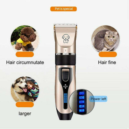 Whisper-Quiet Pet Grooming Clippers Set for Dogs and Cats - Très Elite