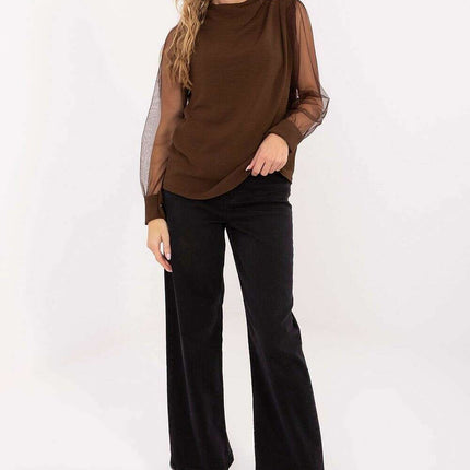 White Blouse 203405 Elegant Office Shirt For Women - Très Elite