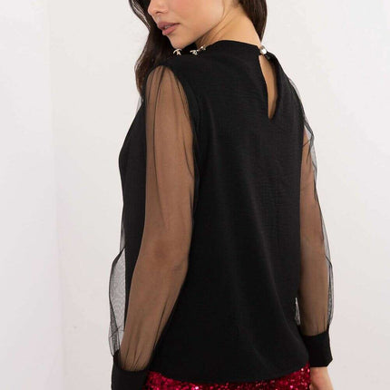 White Blouse 203405 Elegant Office Shirt For Women - Très Elite