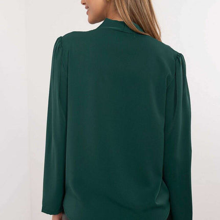 White Blouse 203717 Elegant Workwear Top For Office - Très Elite