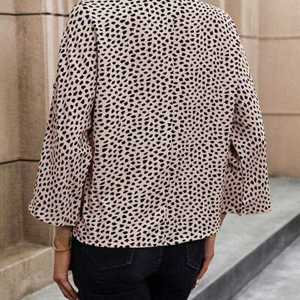 Wild Chic Leopard Print Blouse - Très Elite