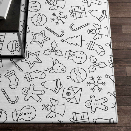 Winter Wonderland Customizable Area Rug - Très Elite