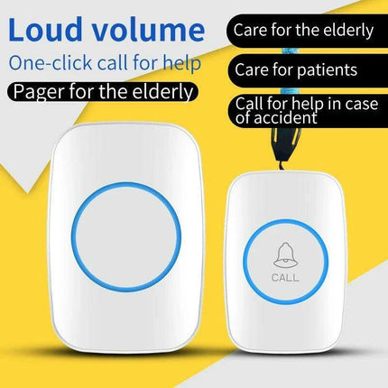 Wireless Emergency Alert System for Seniors with Enhanced Dual Notification and Long-Range Capability - Très Elite