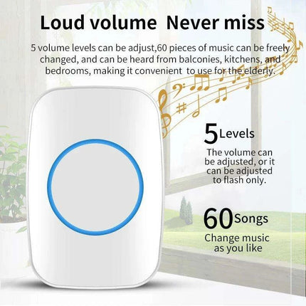Wireless Emergency Alert System for Seniors with Enhanced Dual Notification and Long-Range Capability - Très Elite