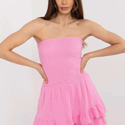 Women Cotton Sleeveless Jumpsuit 212514 Short Legs - Très Elite