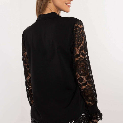 Women Long Sleeve Shirt Model 203770 Black Workwear - Très Elite