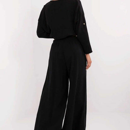 Women Palazzo Trousers 211270 Breathable Cotton in Pink - Très Elite