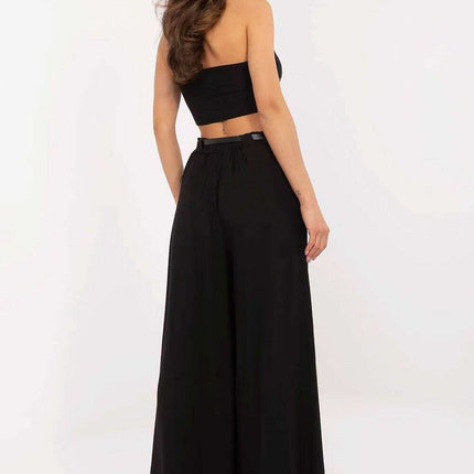 Women Palazzo Trousers 213063 Light Viscose Nylon Blend - Très Elite