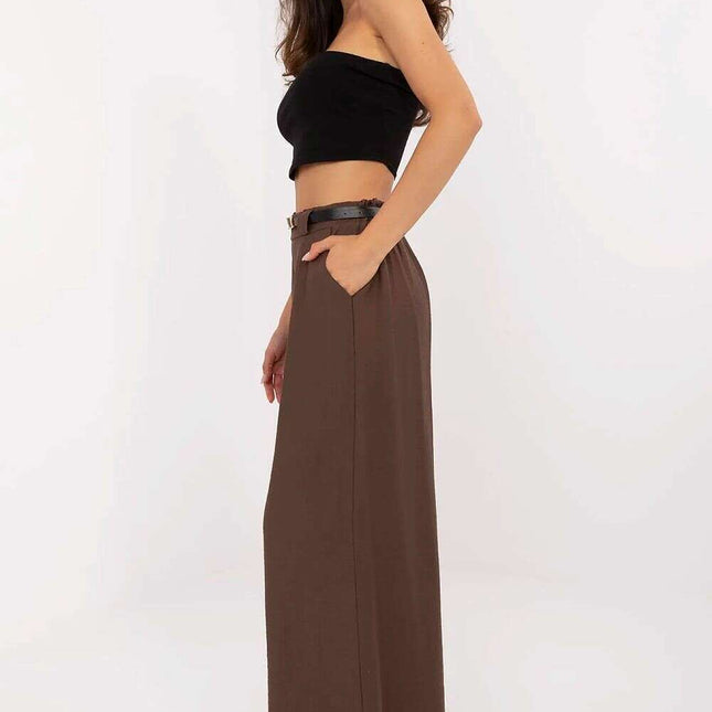 Women Palazzo Trousers Model 213317 Lightweight Wide Leg