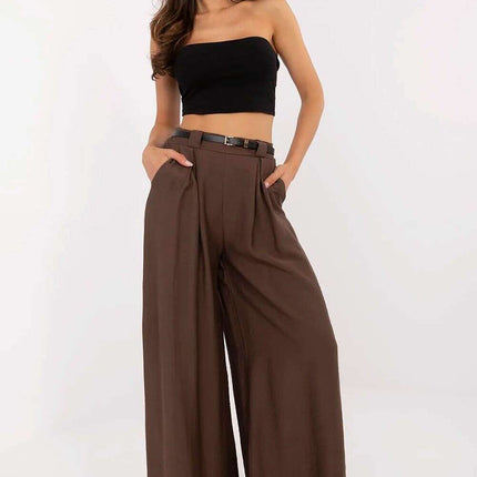 Women Palazzo Trousers Model 213317 Lightweight Wide Leg - Très Elite