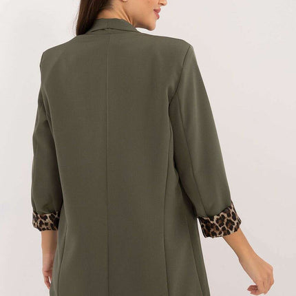 Women Polyester Casual Jacket Long Sleeve Standard Fit - Très Elite