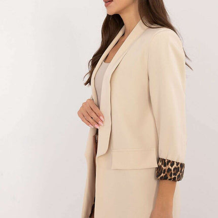 Women Polyester Casual Jacket Long Sleeve Standard Fit - Très Elite