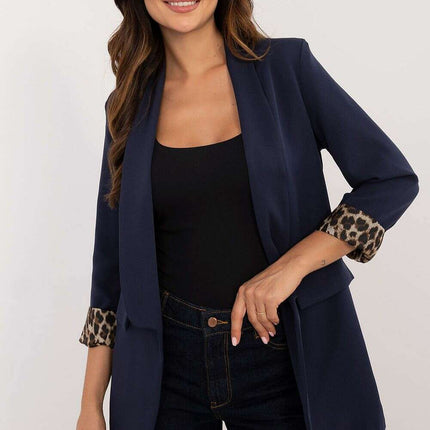 Women Polyester Casual Jacket Long Sleeve Standard Fit - Très Elite