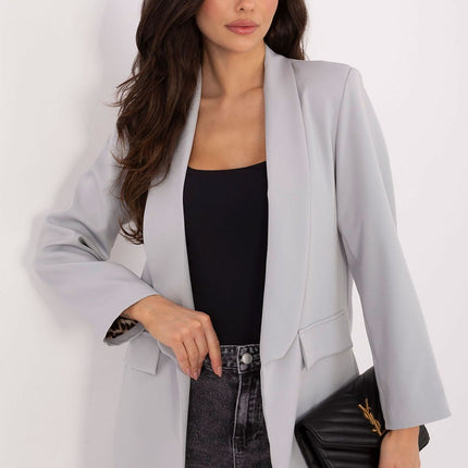 Women Polyester Casual Jacket Long Sleeve Standard Fit - Très Elite