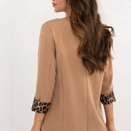 Women Polyester Casual Jacket Long Sleeve Standard Fit - Très Elite