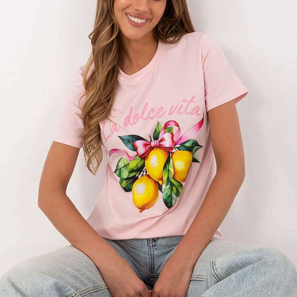 Women T Shirt Model 209681 Soft Cotton Elastane Tee - Très Elite