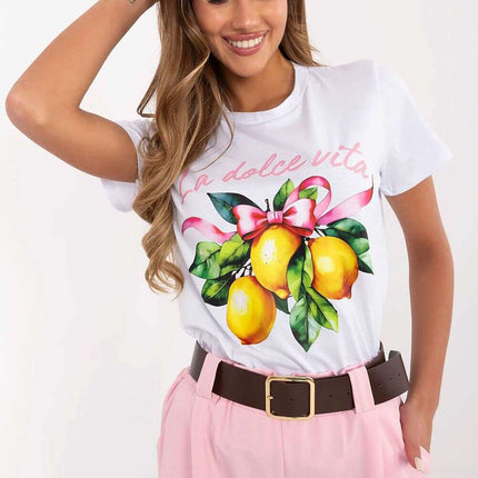 Women T Shirt Model 209681 Soft Cotton Elastane Tee - Très Elite