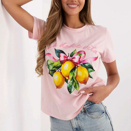 Women T Shirt Model 209681 Soft Cotton Elastane Tee - Très Elite
