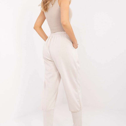 Women Tracksuit Trousers Model 207021 High Waist Comfort - Très Elite
