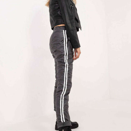 Women Trousers 201873 Eco Leather Pants for Everyday Wear - Très Elite