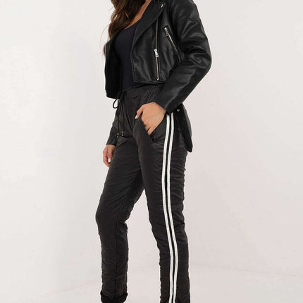 Women Trousers 201873 Eco Leather Pants for Everyday Wear - Très Elite