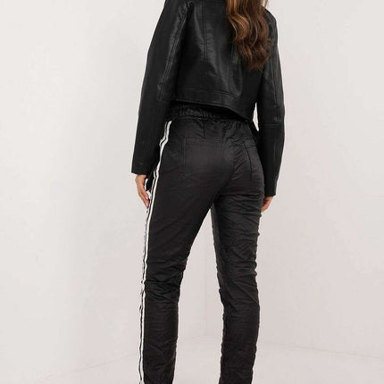 Women Trousers 201873 Eco Leather Pants for Everyday Wear - Très Elite