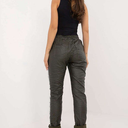 Women Trousers 201873 Eco Leather Pants for Everyday Wear - Très Elite