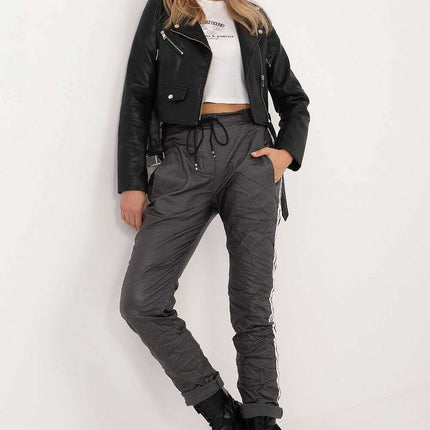 Women Trousers 201873 Eco Leather Pants for Everyday Wear - Très Elite