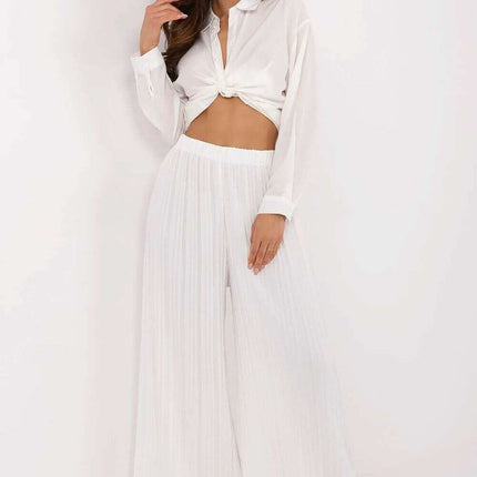 Women Trousers 213275 High Waisted Tailored Everyday Wear - Très Elite