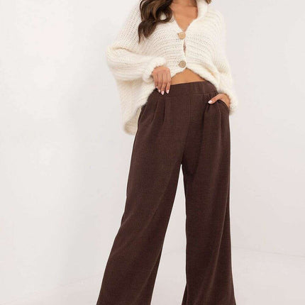 Women Trousers Model 201870 Ribbed Comfort Fit Polyester - Très Elite