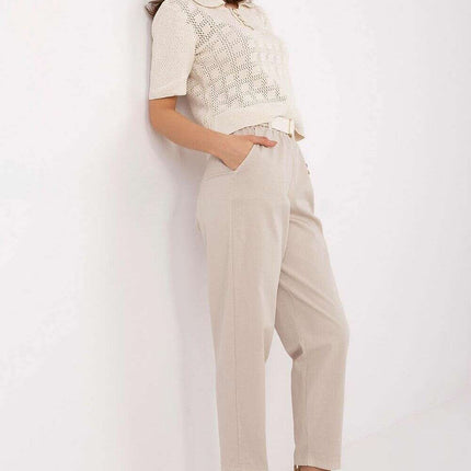 Women Trousers Model 208685 Cotton Elastane Comfortable - Très Elite