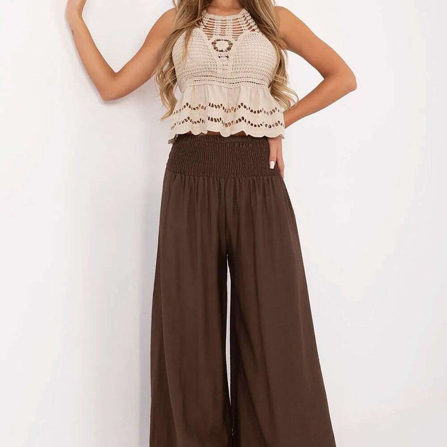 Women Trousers Model 214038 High Waist Comfort Fit