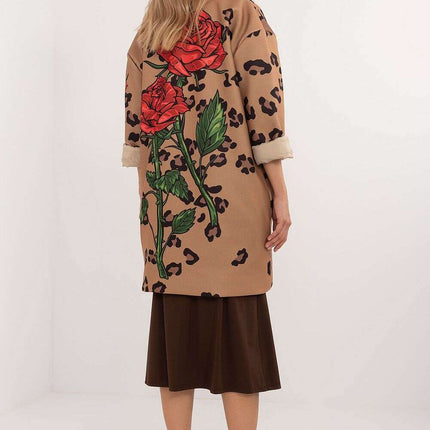 Women Unbuttoned Transitional Coat 201599 Casual Lightweight - Très Elite
